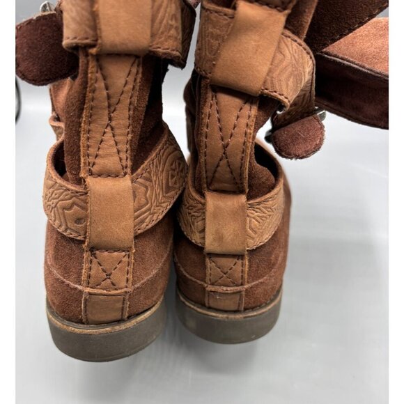 EMU Womens Boots 9 Ainslie Brown Suede Mid-Calf‎ Boots Casual Fall Western - Picture 8 of 8